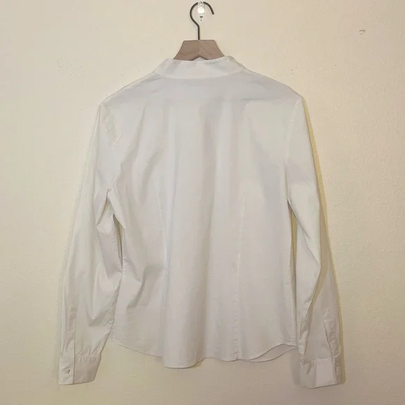 Lafayette 148 New York Shirt - Women’s Medium White - Button Down - Picture 3 of 13